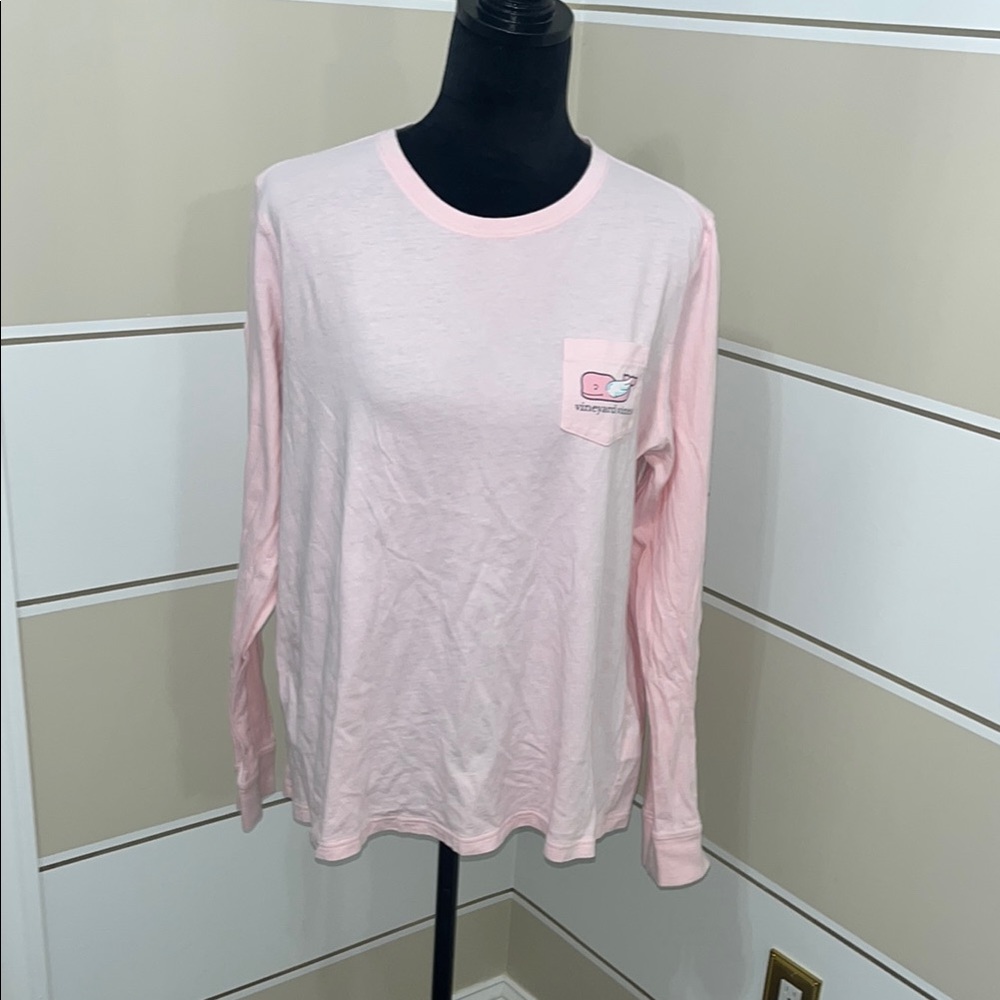 Vineyard Vines Light Pink Long Sleeve Tee💖💖💖💖💖💖